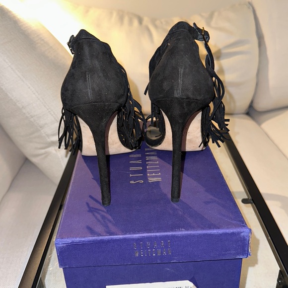 Size 12 Stuart Weitzman Love Fringe - Picture 2 of 3